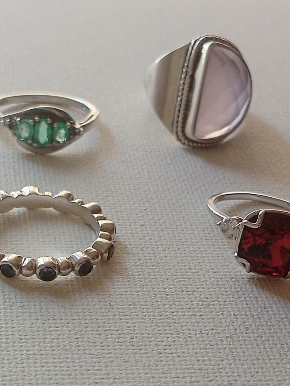 Women's Sterling Silver Ring Bundle